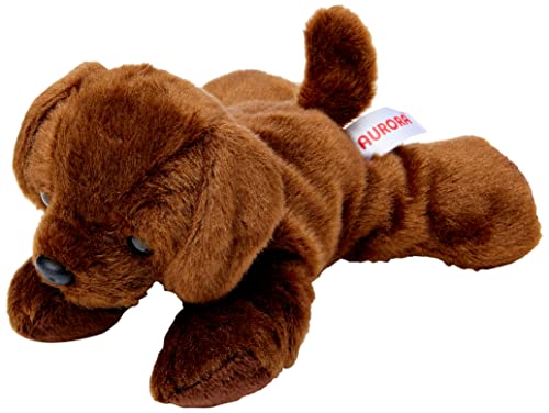 Aurora Mundiales 31257 - Peluches - Mini Flopsie - Lil Lucky Labrador Chocolate, 8 Pulgadas / 20,5 cm