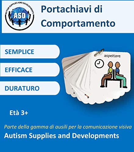 Autism Supplies And Developments- Llavero de plástico con comportamiento visual (italiano) (IT_BKR) , color/modelo surtido