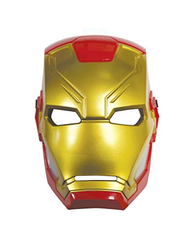 Avengers - Máscara de Iron Man para niño, Talla única infantil (Rubie's 39216)