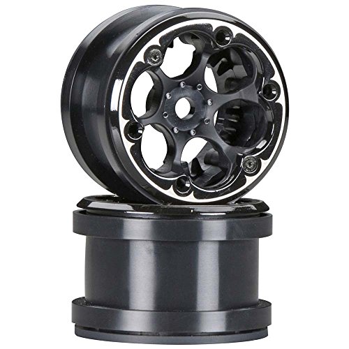 Axial 2.2" VWS Beadlock Wheels Black 2pcs Fits XR10 AX08061 XR 10