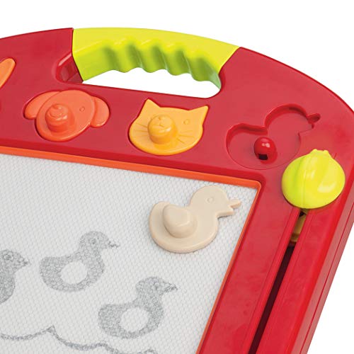 B. Toys- Toulouse LapTrec – Pizarrón magnético Portable con Sellos de Animales para niños de 10 Meses en adelante (Branford Ltd. BX1294Z)