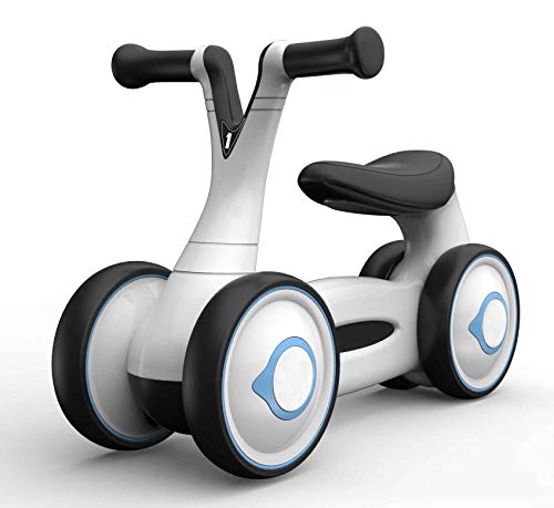 Babify- Bicicleta sin Pedales, Color Blanco/Negro (1)