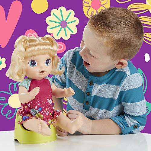 Baby Alive - Aprendo a Hacer Pipi Rubia (Hasbro E0609SC1)