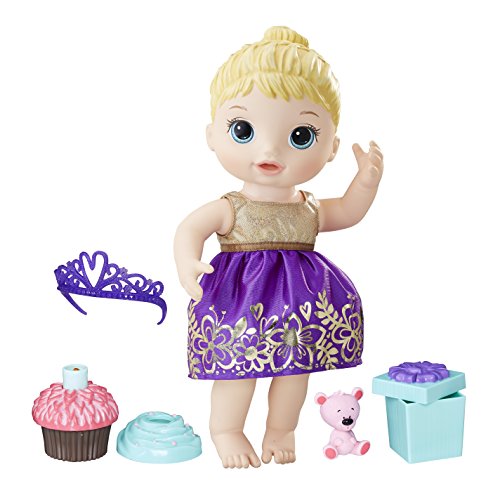 Baby Alive- Cumpleaños Sorpresa Rubia (Hasbro E0596ES0)