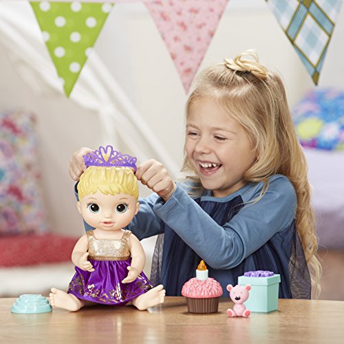 Baby Alive- Cumpleaños Sorpresa Rubia (Hasbro E0596ES0)