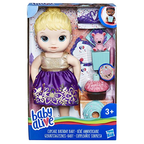 Baby Alive- Cumpleaños Sorpresa Rubia (Hasbro E0596ES0)