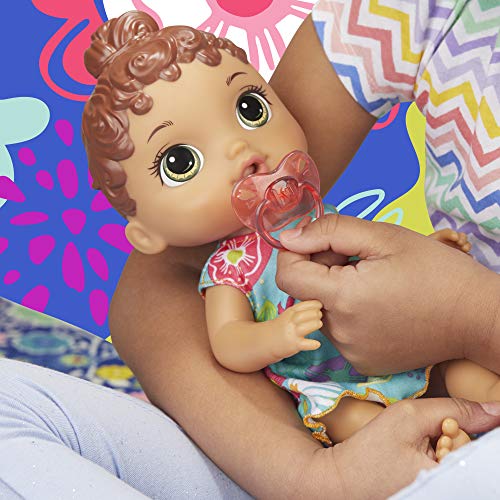 Baby Alive- Lil Sounds Brn Hair, Multicolor (Hasbro E3688ES0)