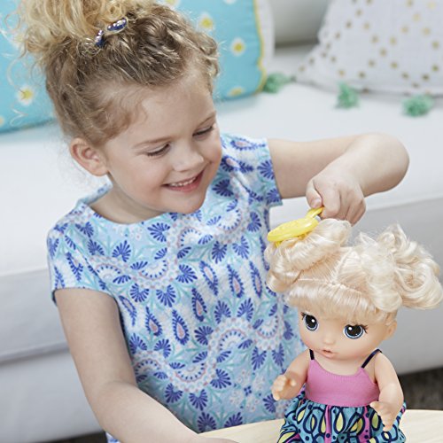 Baby Alive Muñeca C09638020. Modelo Que Come spaguettis, con máquina para hacerlos