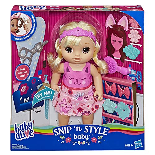 Baby Alive - Muñeca de Pelo Rubio