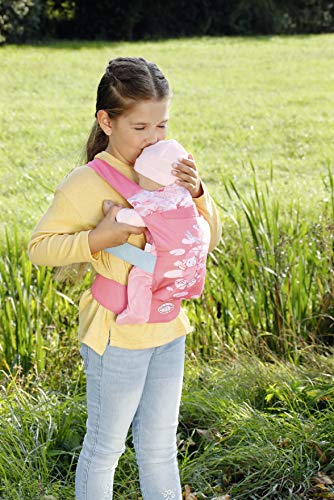 Baby Annabell Active Cocoon Portabebé, Para Niñas de 3 Años en Adelante, Llévala a Cualquier Parte, con Correas Ajustables, fomenta el Juego de Roles Imaginativo