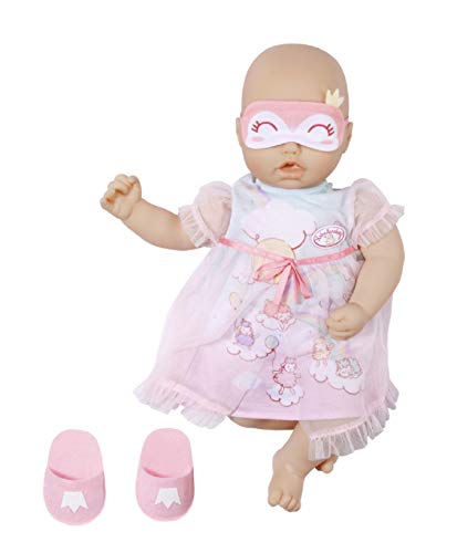 Baby Annabell Sweet Camisón - Ropa para Muñecas de 43 cm, Para Niñas de 3 Años en Adelante, Fácil para Manos Pequeñas, Incluye Camisón, Pantuflas, Antifaz para Dormir y Percha