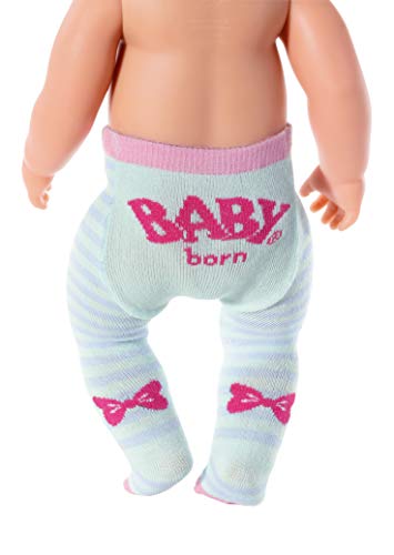 Baby Born Mallas para bebé (43 cm), Color Blue and Striped (829523)