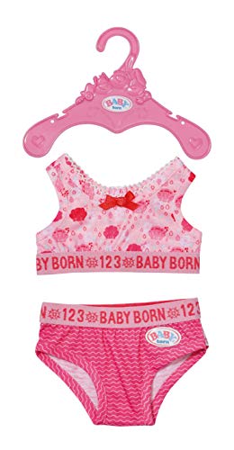 BABY born Ropa Interior 43 cm - 2 Modelos, Para Manos pequeñas, Promueve la Empatía y Las Habilidades Sociales, Para Niños a Partir de 3 años, Incluye 1 Juego de Ropa Interior