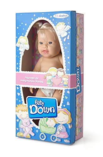 BABY DOWN Bebe de 42 cm con Ojos cristalinos y Suave. La Original muñeca babydown.es