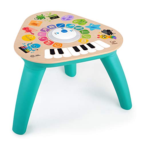 Baby Einstein, Hape Mesa de Actividades Electrónica de Madera Clever Composer Tune Table Magic Touch, más de 12 Meses