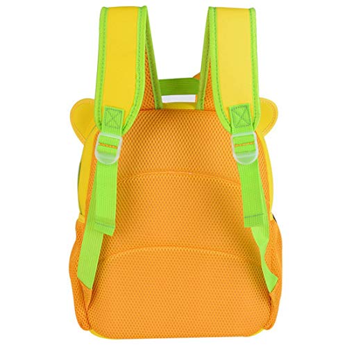 BAIGIO Mochila Infantil Kindergarten,Pequeñas Mochilas Bolsas Escolares de Dibujos Animados Animales para Niñas Primaria Linda Bolso Bebe Guarderia Preescolar para 2-7 Años (Jirafa, 21 * 8 * 26cm)