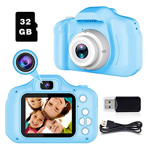 BAISIQI Cámara Digitale Selfie para Niños Juguetes para Niños Chicos de 3-8 Años Cámara Fotos Digital 1080P Camara de Fotos para Niñito Bebé Vídeo Grabar Electrónico Juguete Regalos de Cumpleanos