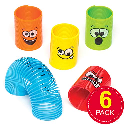 Baker Ross Pequeños muelles con caras divertidas (Pack de 6)