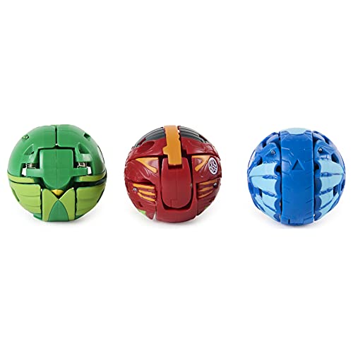 Bakugan 6061005 Paquete de 3 Unidades, Fenneca Ultra, Geogan Rising Figuras de acción coleccionables