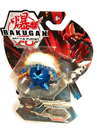 Bakugan, Aquos Cyndeous, criatura transformadora coleccionable de 5 cm de alto, para edades de 6 años en adelante