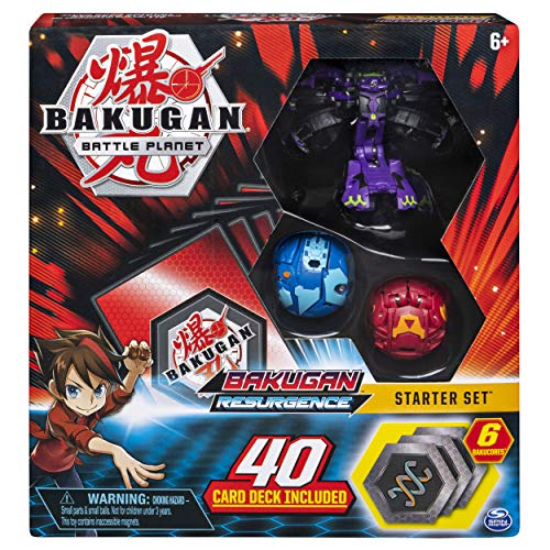 BAKUGAN, Juego de iniciación de Brawlers de Batalla con Criaturas transformadoras, Darkus Hydranoid, para Edades de 6 y más