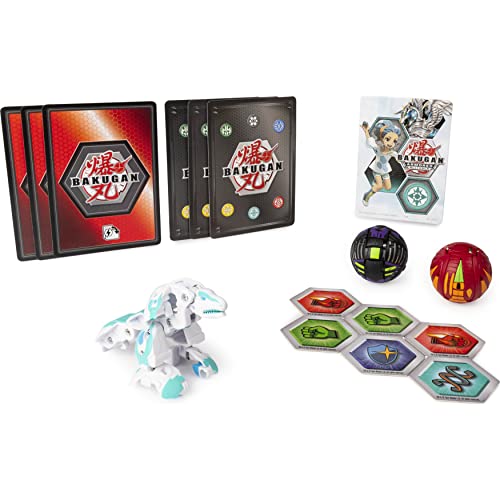 Bakugan Paquete de 3 Figuras de acción coleccionables Trox Ultra, Armadura Alliance