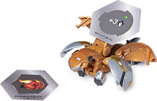 Bakugan Ultra, Aurelus Phaedrus, figura de acción coleccionable de 3 pulgadas y tarjeta de trading, para edades de 6 años en adelante