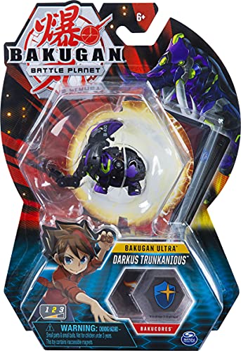 BAKUGAN Ultra, Darkus Trunkanious, Criatura transformadora Coleccionable de 3 Pulgadas de Altura, Wave 7, para Edades de 6 años en adelante