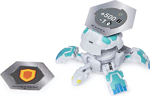 Bakugan Ultra, Haos Turtonium, figura de acción coleccionable de 3 pulgadas y tarjeta de trading, para edades de 6 años en adelante