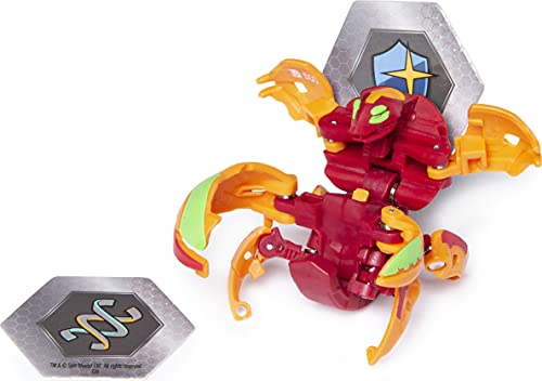 Bakugan Ultra, Pyrus Vicerox, figura de acción coleccionable de 3 pulgadas y tarjeta de trading, para edades de 6 años en adelante