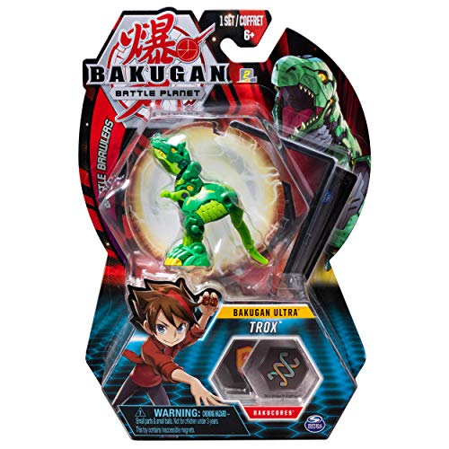 Bakugan Ultra - Trox, criatura transformadora coleccionable de 7,62 cm de alto, para mayores de 6 años