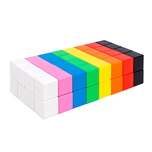 BANBBY 8 Piezas de un Solo Color 33mm Cubos magnéticos Grandes Bloques de construcción Juguetes para niños Educación Preescolar (Colores aleatorios)