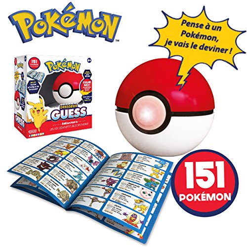 Bandai 80598 Guess Kanto-Poké Ball-Parle - Juego electrónico francés