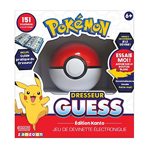 Bandai 80598 Guess Kanto-Poké Ball-Parle - Juego electrónico francés