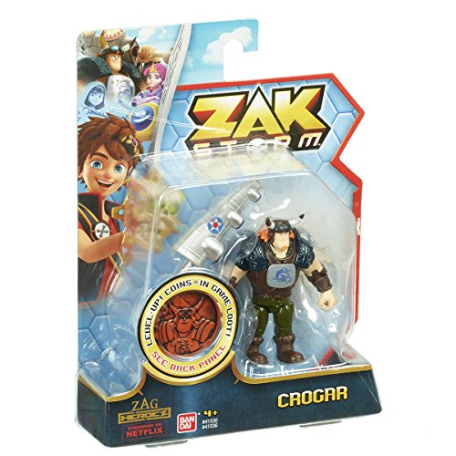 Bandai- Figura articulada Zak Storm, 41530, Multicolor, 8 cm