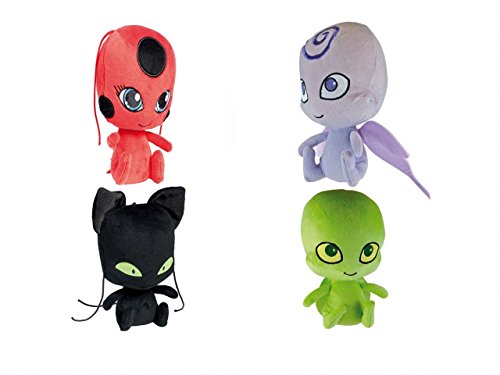 Bandai - Mini peluches ladybug, 1 unidad