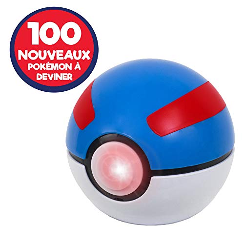 Bandai Pokémon-Drestador Guess Johto-Poké Bal-Juego Electrónico Habla Francesa, ZZ06214