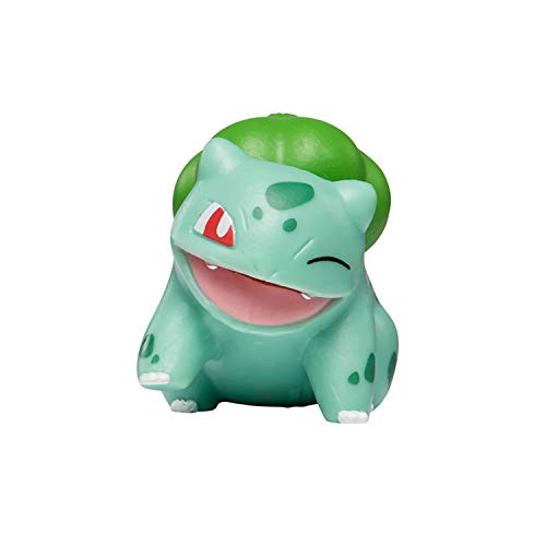 Bandai – Pokémon – Pack de 2 Figuras Battle – Bulbizarre (Bulbasaur) & Evoli (Eevee) – Figuras de 5 cm para coleccionar – WT97886