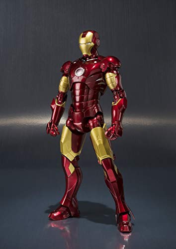 Bandai S.H.Figuarts Iron Man Mark 3 155mm ABS PVC Die Cast Figure