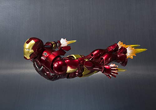 Bandai S.H.Figuarts Iron Man Mark 3 155mm ABS PVC Die Cast Figure