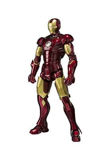 Bandai S.H.Figuarts Iron Man Mark 3 155mm ABS PVC Die Cast Figure