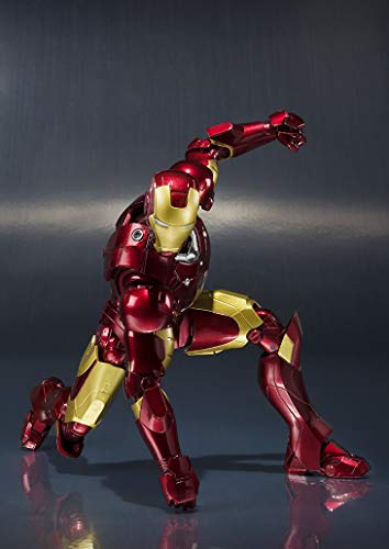 Bandai S.H.Figuarts Iron Man Mark 3 155mm ABS PVC Die Cast Figure