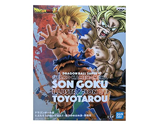 Bandai Spirits. Dragon Ball Super Figure Son Goku SSJ Toyotarou Drew it Father Son Kamehameha, Saiyan Drawn Subito.