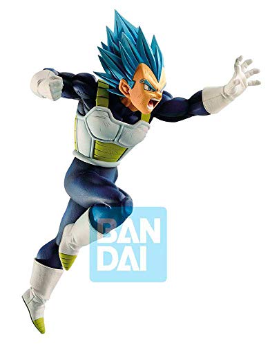 Banpresto-85190 Dragon Ball, Warriors Battle, Figura de Acción Super Saiyan God Vegeta, Multicolor (Bandai 85190)