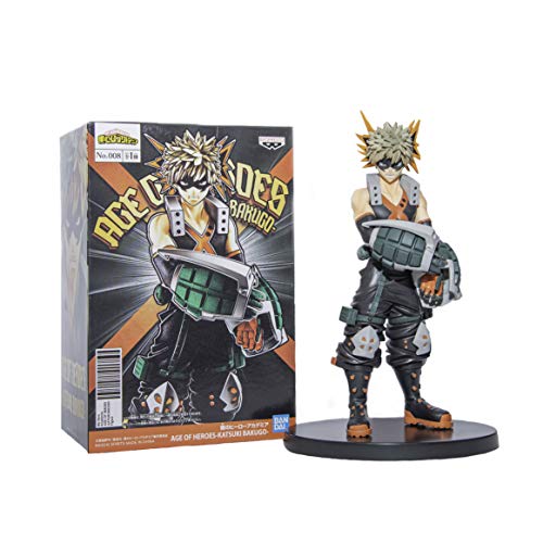 Banpresto - Figura de Acción, My Hero Academia, Age of Heroes, Figura Katsuki Bakugou (Bandai BP16211)