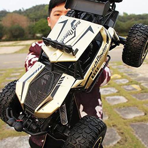 BAOZUPO RC Dirt Bike High 2.4Ghz Radio Control Remoto Velocidad Del Automóvil 1:10 Off Road Hobby Eléctrico Fast Racing Rock Crawler Monster Truck Pies Grandes Aleación Grande 4WD Drifting Climbing Ca