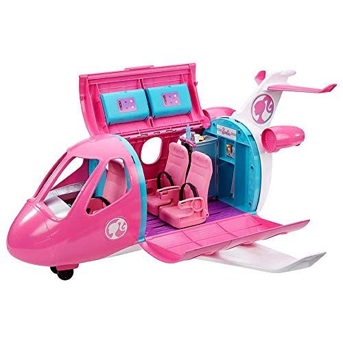 Barbie Avión de tus sueños, avión de juguete con accesorios para muñecas (Mattel GDG76)