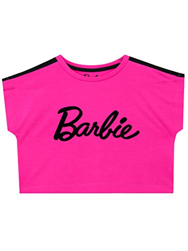 Barbie Camiseta Corta para Niñas Rosa 4-5 años