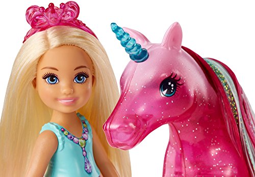 Barbie Chelsea, Muñeca con unicornio (Mattel FPL82) , color/modelo surtido