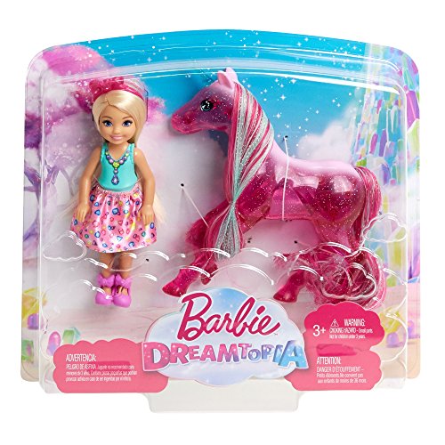 Barbie Chelsea, Muñeca con unicornio (Mattel FPL82) , color/modelo surtido